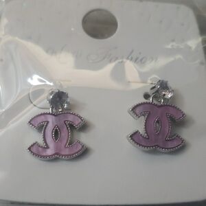 Elegant Purple Earrings